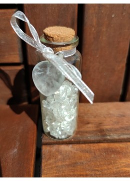 Фън шуй сувенир за щастие в дома шише с естествен планински кристал